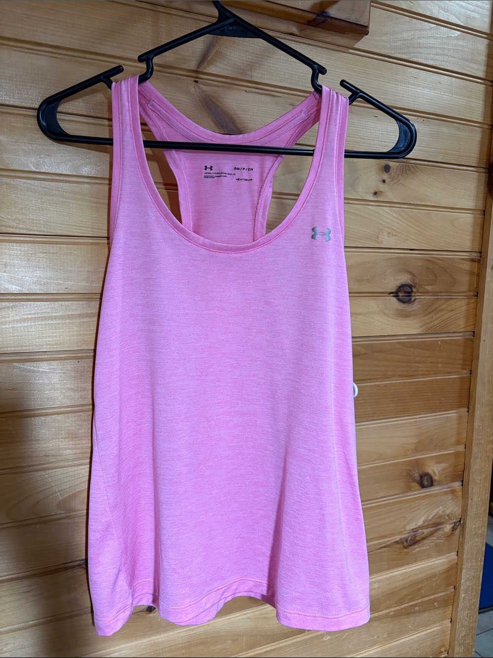 Under Armour Bubblegum Pink Racerback Performance Tank